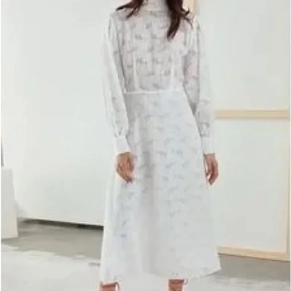 & Other Stories | Dresses | Other Stories Stockholm Turtleneck Lace Mesh Jacquard Midi Dress In White | Poshmark & Other Stories | Dresses | Other Stories Stockholm Turtleneck Lace Mesh Jacquard Midi Dress In White | Poshmark